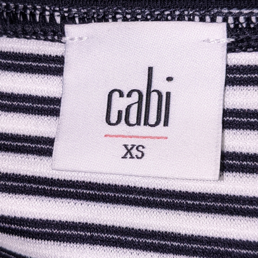 CABI SAILOR GIRL SHORT SLEEVE KNEE LENGTH BLUE AND WHITE STAPLE